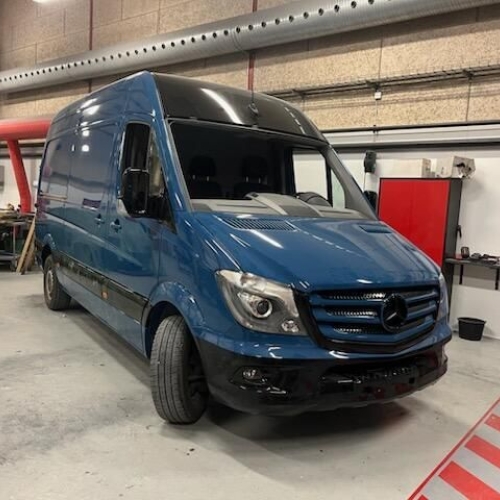 Autolakering af vogn