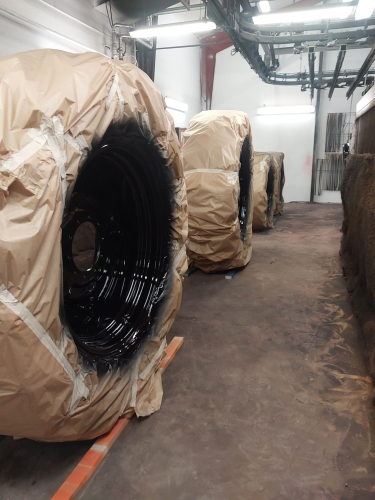 Industrilakering af fælge